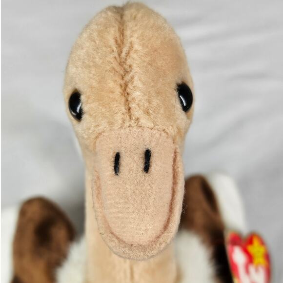 TY BEANIE BABY “STRETCH” THE OSTRICH – 1997 RETIRED PLUSH W/ TAG – PE PELLETS - Picture 5 of 10